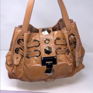 Jimmy Choo Pre-Loved Patent Leather Tote
